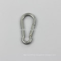 100% 304 stainless steel locking carabiner